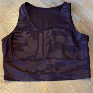 Sweaty Betty Maroon Camo Tank Top
